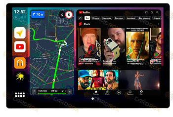 Штатная магнитола Volkswagen Polo 2010-2019 серебро на Android 10, DSP, 4G, IPS, Carplay - Cardrox CD-4434-13 (11-13 дюймов)
