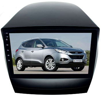 Штатная магнитола для Hyundai IX35 с 2009 до 2015 г. LeTrun 3013-3273 9 дюймов NS 2+16 Gb MTK-L Android 10.x DSP ++