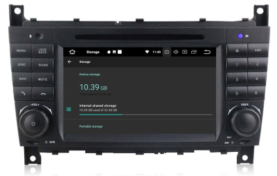 Штатная автомагнитола Mercedes-Benz G-класс W463 2007-2012, C-класс W203 2004-2007, CLK, CLC, SLK Carmedia XN-M790-P5 Android 10 DSP