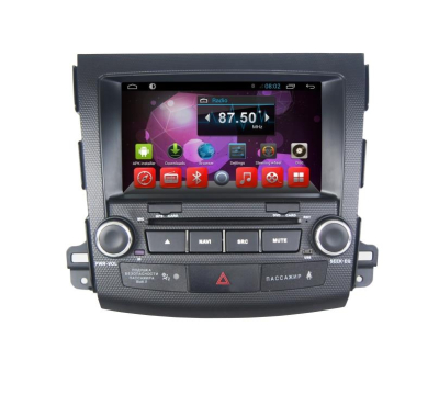 Штатное головное устройство Mitsubishi Outlander XL 2006-2012, Peugeot 4007 2007-2012, Citroen C-Crosser 2007-2012 на Android 8.1 CARMEDIA KR-8007-T8