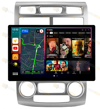 Штатная магнитола Kia Sportage II 2004-2008 (климат-контроль) на Android 10, DSP, 4G, IPS, Carplay - Cardrox CD-4361-13 (11-13 дюймов)