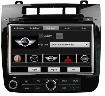 Штатное головное устройство Android 5.1 Newsmy KD-8009 для TOUAREG 2011-2014