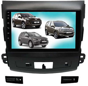 Магнитола MMC Outlander,Peugeot 4007 LeTrun 3790-4217 9 дюймов VT Android 10.x MTK-L 2+16 Gb ASP