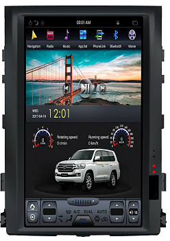 Магнитола Tesla для Toyota Land Cruiser 200 2007-2015 Carmedia ZF-1816H Android 8.1 TESLA Магнитола Tesla для Toyota Land Cruiser 200 2007-2015 Carmedia ZF-1816H Android 8.1 TESLA