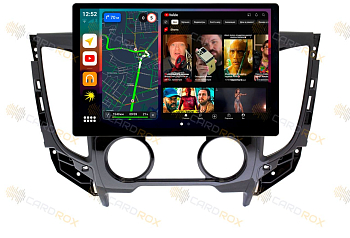 Штатная магнитола Mitsubishi L200 2015-2018 кондиционер на Android 10, DSP, 4G, IPS, Carplay - Cardrox CD-4284-13 (11-13 дюймов)