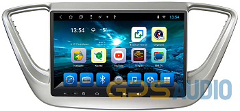 Штатное головное устройство HYUNDAI Solaris 2017+ на Android 8.1 CARMEDIA KR-9056-T8