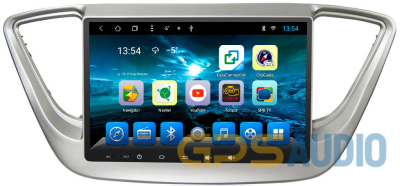 Штатное головное устройство HYUNDAI Solaris 2017+ на Android 8.1 CARMEDIA KR-9056-T8