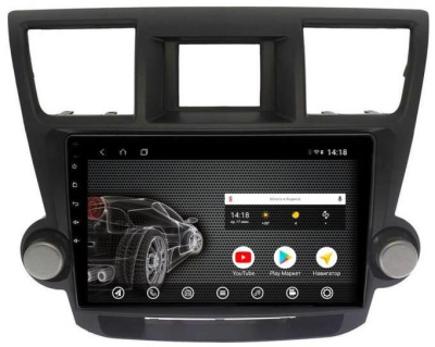 Штатная магнитола на Android 10 VOMI ST2838-TS9 для Toyota Highlander 2009-2014