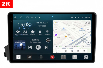 Автомагнитола штатная с 2K экраном Redpower 75093 на Android 10 для SsangYong Actyon (10.2005-12.2010) SsangYong Kyron (04.2006-03.2016)