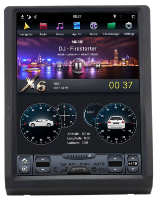 Магнитола Tesla для Toyota Land Cruiser 70 на Android 9.0 Carmedia ZF-1307-DSP