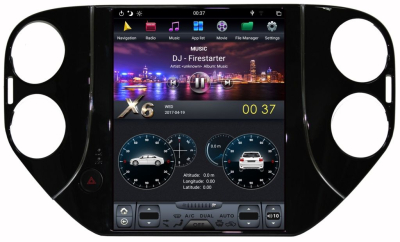 Магнитола Tesla для Volkswagen Tiguan 2007-2016, Golf Plus на Android 8.1 Carmedia ZF-1081