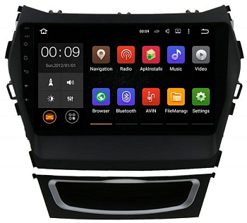 Штатная магнитола Roximo 4G (2K) RX-2019 Hyundai SantaFe 3, 2011-2019 (Android 13)