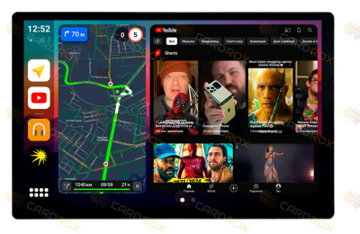 Штатная магнитола Toyota Sienta II 2015-2021 на Android 10, DSP, 4G, IPS, Carplay - Cardrox CD-4771-13 (11-13 дюймов)