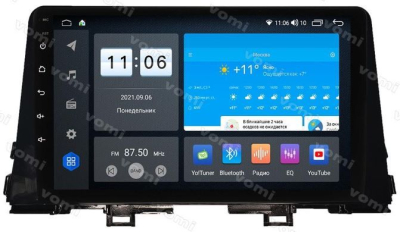 Штатная магнитола VOMI ZX557R9-7862-LTE-4-64 для KIA Picanto 3 2017+ на Android 10