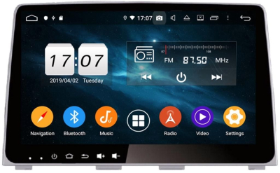 Штатная автомагнитола Hyundai Sonata 2017-2019 Carmedia KD-9637-P5-4G Android 10 DSP