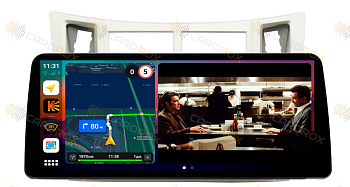 Штатная магнитола Toyota Vitz 2005-2010 Серебро на Android 10, DSP, 4G, IPS, Carplay - Cardrox CD-4466-12 (12 дюймов)