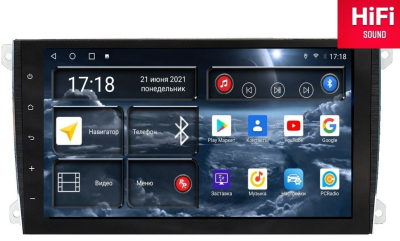 Автомагнитола штатная Redpower 75303 на Android 10 для для Porsche Cayenne 1-поколение (12.2002-03.2010)