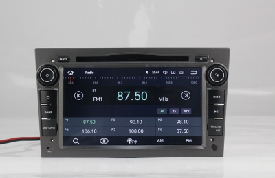 Штатная автомагнитола Opel Astra H, Vectra C, Corsa D, Antara, Vivaro, Meriva, Zafira (темно серый) Carmedia MKD-7408-P30-g Android 10 DSP