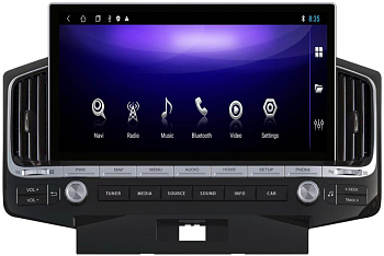 Магнитола для Toyota Land Cruiser 200 2007-2015 на Android 12, 4G, Carplay - Parafar PF381L13