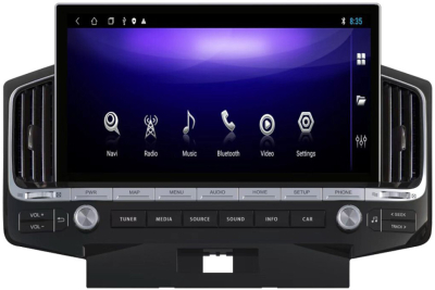 Магнитола для Toyota Land Cruiser 200 2007-2015 на Android 12, 4G, Carplay - Parafar PF381L13