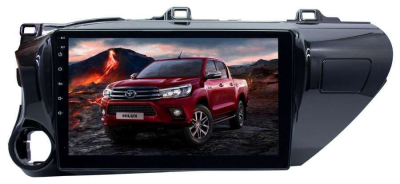Штатная магнитола для Toyota Hilux с 2015 LeTrun 3142-3149 10 дюймов (крутилки) NS 2+16 Gb MTK-L Android 9.x DSP
