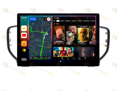 Штатная магнитола Kia Sportage 2016-2018, черный на Android 10, DSP, 4G, IPS, Carplay - Cardrox CD-4043-13-B (11-13 дюймов)