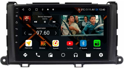 Штатная магнитола Toyota Sienna 2010 - 2014 XL30 на Android 11, DSP, 4G, IPS / QLED 2K, Carplay - Cardrox CD-4854