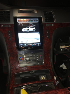 Штатное головное устройство Tesla для Cadillac Escalade на Android 8.1 Carmedia NH-1001