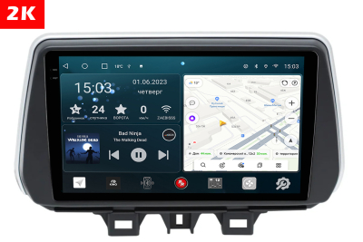 Автомагнитола штатная с 2K экраном Redpower 75247 на Android 10 для Hyundai Tucson 3-поколение рестайлинг (08.2018-06.2021)