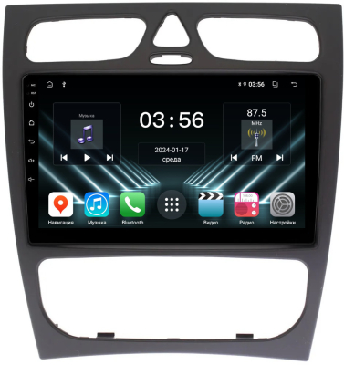 Штатная магнитола для Mercedes-Benz C-class W203 2000-2004 на Android 13 - FarCar (D/DX1264M)