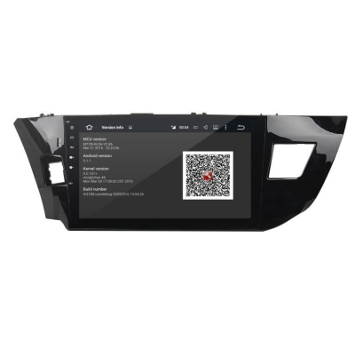 Штатная автомагнитола Toyota Corolla e180, e170 2013+ вместо штатной рамки Carmedia KD-1035-P5 Android 9.0 DSP