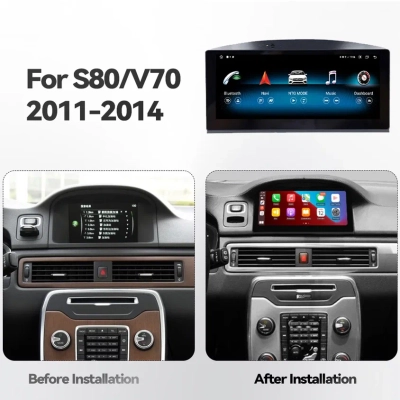 Магнитола для Volvo S80 2011-2014 на Android 10 - Carmedia JT-V8007