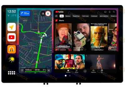 Штатная магнитола Peugeot 308 2008-2013 / 408 2012-2017 черный на Android 10, DSP, 4G, IPS, Carplay - Cardrox CD-4610-13 (11-13 дюймов)