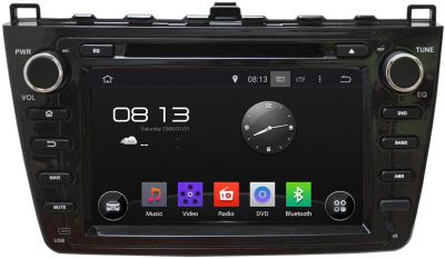 Штатная автомагнитола Android 10 Carmedia KD-8001-P30-b для Mazda 6 2007-2012 (черный)