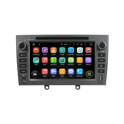 Штатная автомагнитола Android 10 Carmedia KD-7604-g-P30 для Peugeot 408 2012+, 308 2008-2014, RCZ 2010-2015 (серый)