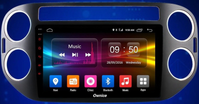 Штатная магнитола для Volkswagen Tiguan 2007-2016 (до и после рестайлинга), Golf Plus 2004-2014 на Android 12 (14), (QLED/2K) - Carmedia OL-9908-1-NPQU