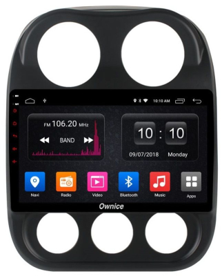 Штатная магнитола Ownice G60 S1252V для Jeep Compass (Android 8.1)