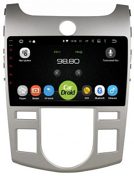 Штатная магнитола CarDroid RD-2321FA для KIA Cerato 2 климат (Android 10) DSP