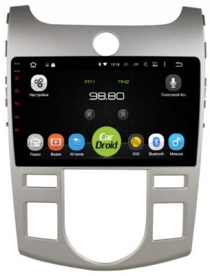 Штатная магнитола CarDroid RD-2321FA для KIA Cerato 2 климат (Android 10) DSP