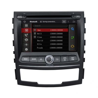 Штатное головное устройство для SSANGYONG Actyon II 2010-2013, Korrando на Android 8.0 Carmedia KDO-7067