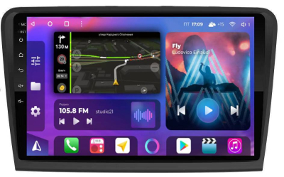 Штатная магнитола для Skoda SuperB 2008-2015 на Android 13, QLED/2K, 4G - FarCar S500 Plus (306M)
