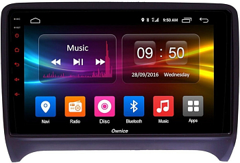 Штатная магнитола для Audi TT, TTS 2006-2014 (8J) на Android 10, DSP, HDMI, Интерьерная подсветка - Carmedia OL-9101-D