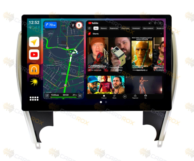 Штатная магнитола Toyota Camry 2015-2018 (америка) на Android 10, DSP, 4G, IPS, Carplay - Cardrox CD-4355-13 (11-13 дюймов)