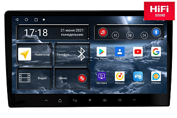 Автомагнитола штатная с 2K экраном Redpower 75190AUX на Android 10 для Volvo XC90 (2007-07.2014)