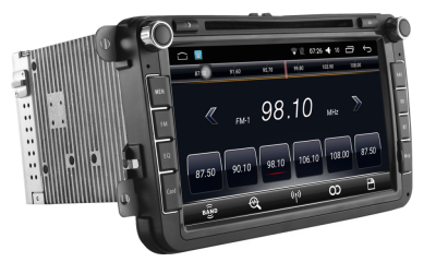 Штатное головное устройство Volkswagen, Skoda на Android 6.0 CARMEDIA T10-810