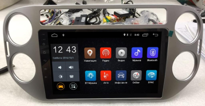 Штатное головное устройство Volkswagen Tiguan 2007-2016 (до и после рестайлинга), Golf Plus на Android 6.0 Carmedia NM-007-MTK