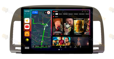 Штатная магнитола Toyota Camry V30 2001-2005 (серая) на Android 10, DSP, 4G, IPS, Carplay - Cardrox CD-4138-13 (11-13 дюймов)