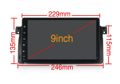 Штатная автомагнитола Bmw 3 серия 1998-2006 (e46), m3 Carmedia MKD-B946-P30 Android 10 DSP