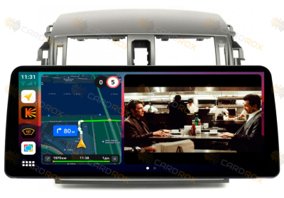 Штатная магнитола Toyota Corolla E150 2007-2013 (большая рамка) на Android 10, DSP, 4G, IPS, Carplay - Cardrox CD-4007-12-big (12 дюймов)