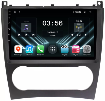 Штатная магнитола для Mercedes-Benz C-class W203 2004-2008 на Android 13 - FarCar (D/DX1262M)